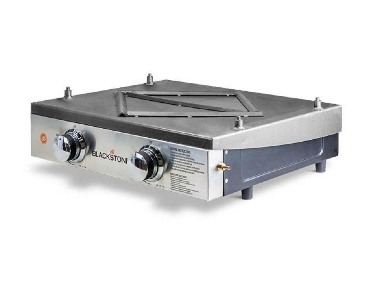2-Burner 22'' Tabletop Griddle with Stainless Steel Front J136