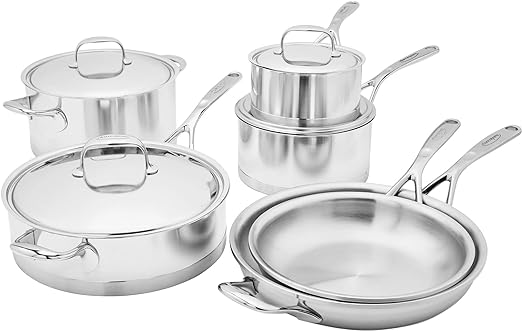 10pc Stainless Steel Cookware Set C143