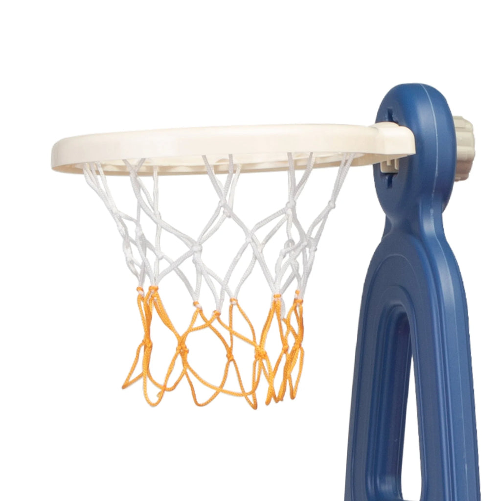 Toddler Slide and Swing Set with Basketball Hoop A988772