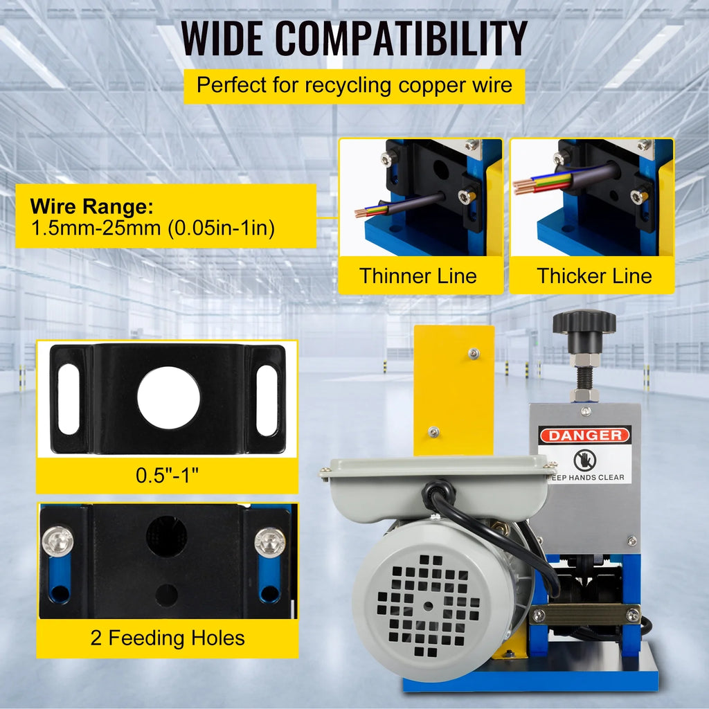 Automatic Electric Wire Stripping Machine W24674