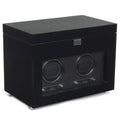 Black Double Watch Winder with Storage Z66478