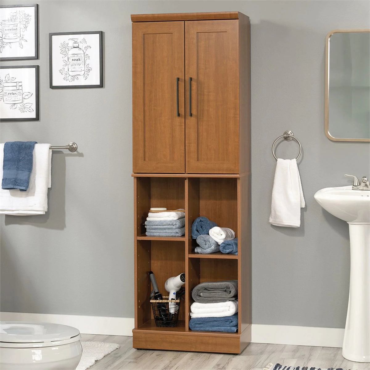 Engineered Wood Storage Cabinet S8062