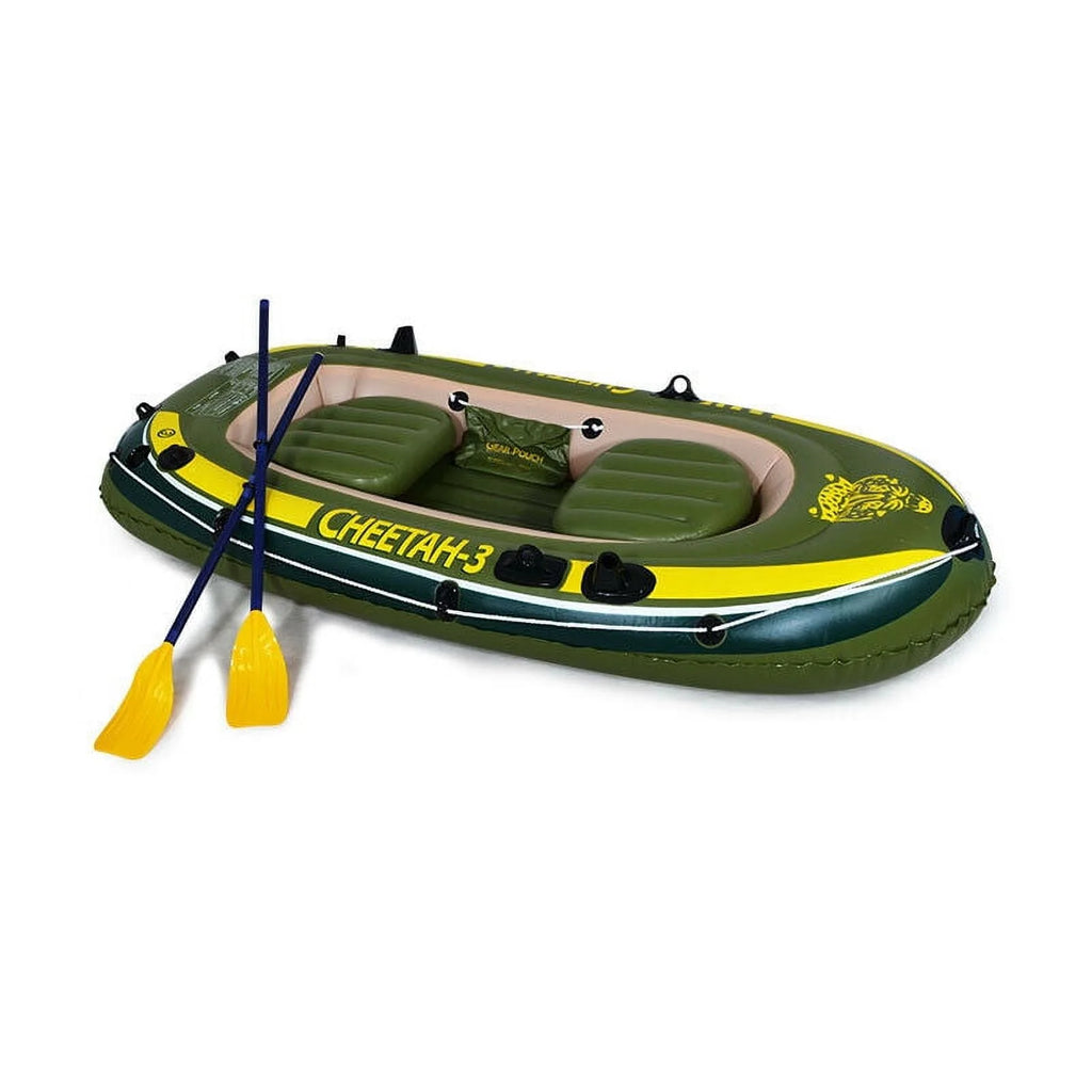 3 Person Inflatable Boat Set with Oars & Air Pump (2 Pack) Q323844