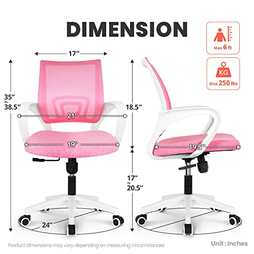 Black Ergonomic Mesh Office Chair J718530