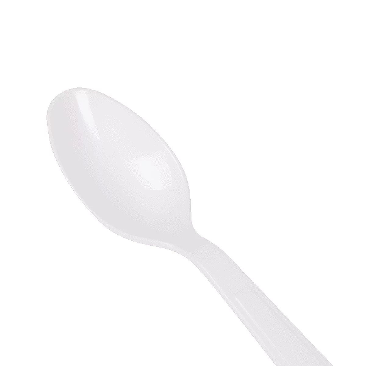 White PS Plastic Tea Spoons 1,000 ct D40297