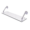 30 inch Floating Glass Shelf Polished Chrome O4951