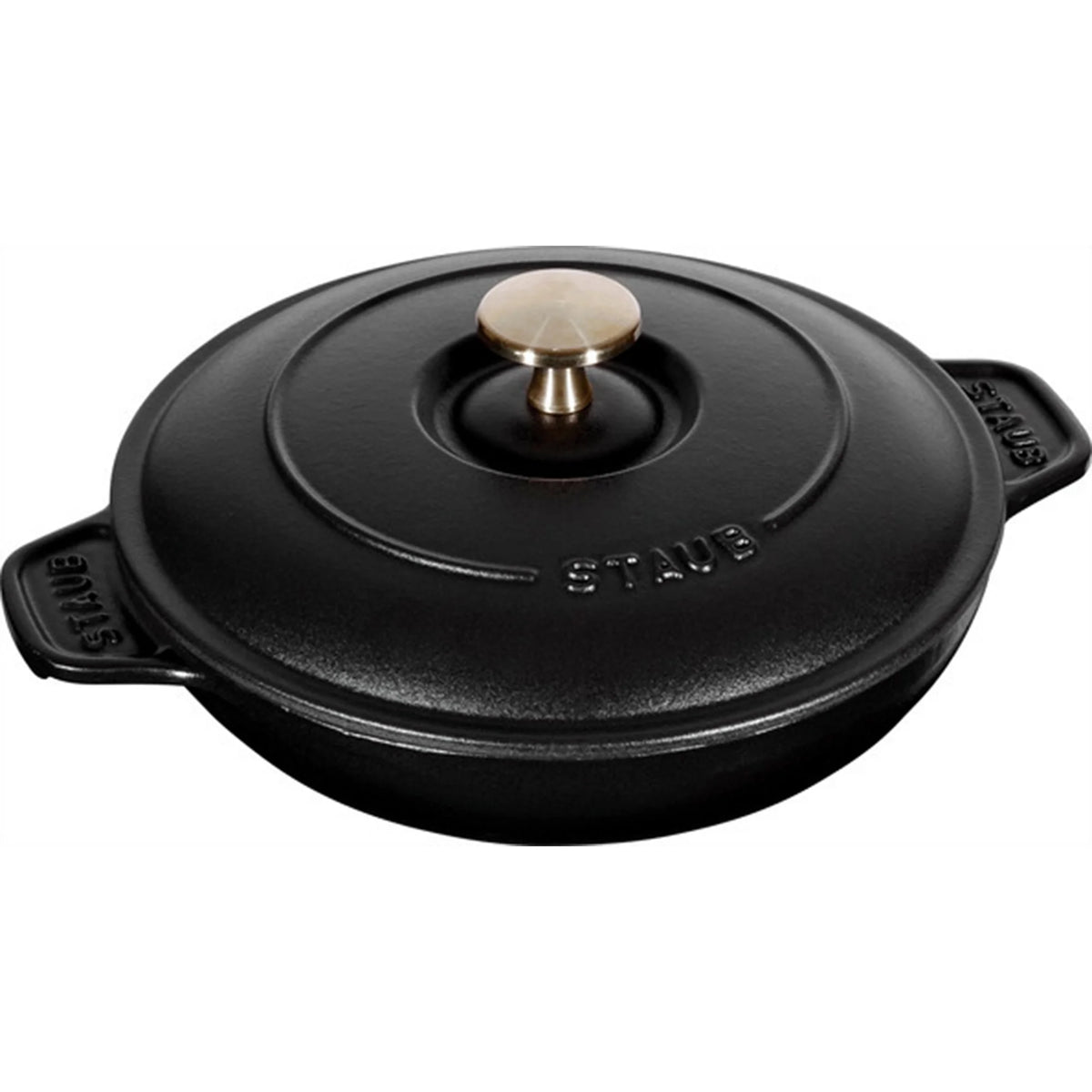 Cast Iron Round Covered Baking Dish O97220