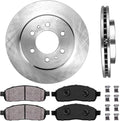 330 mm 6 Lug Brake Disc Rotors + Ceramic Brake Pads + Clips B213
