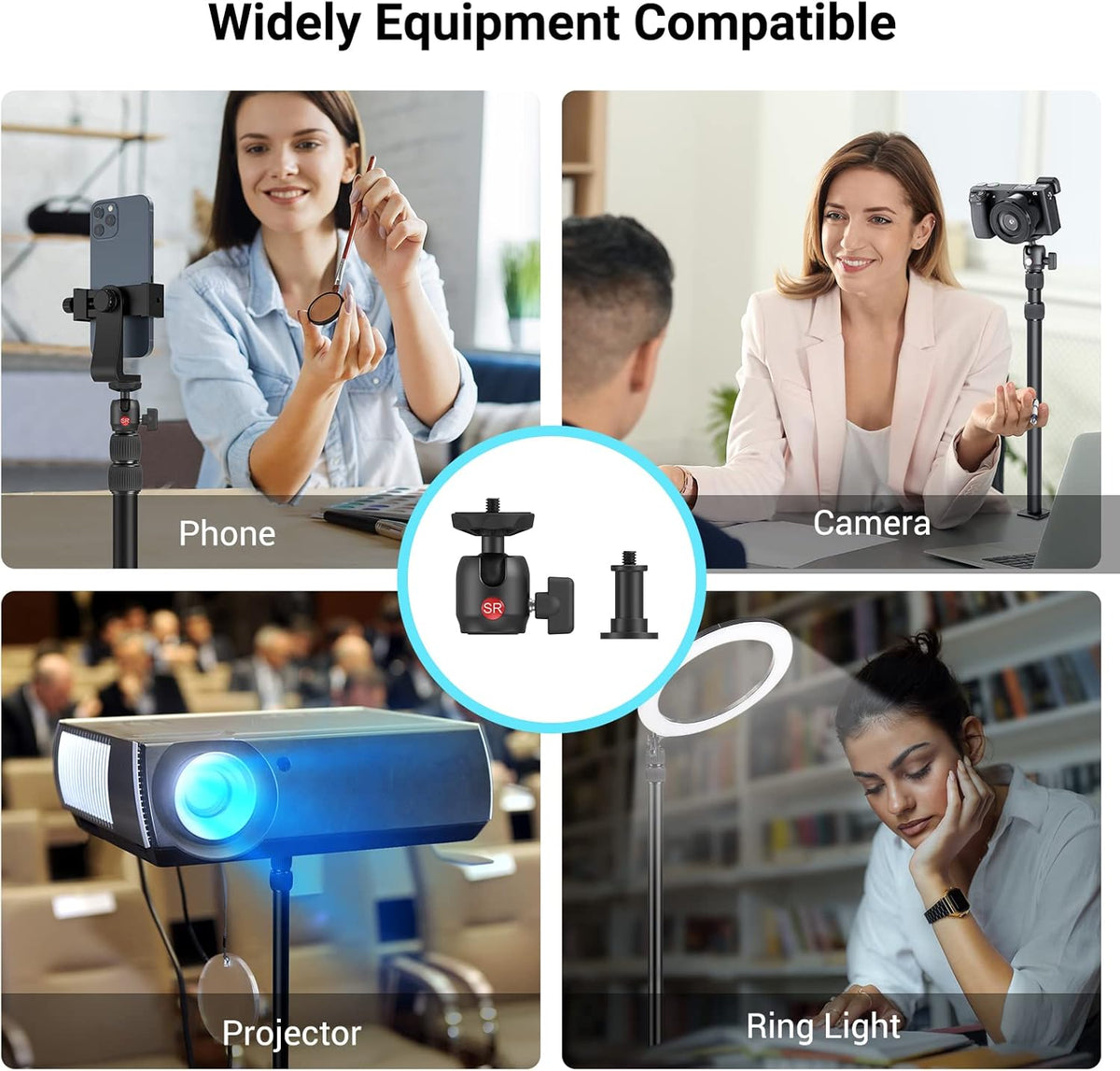 Adjustable Camera Desk Mount with Ball Head R362