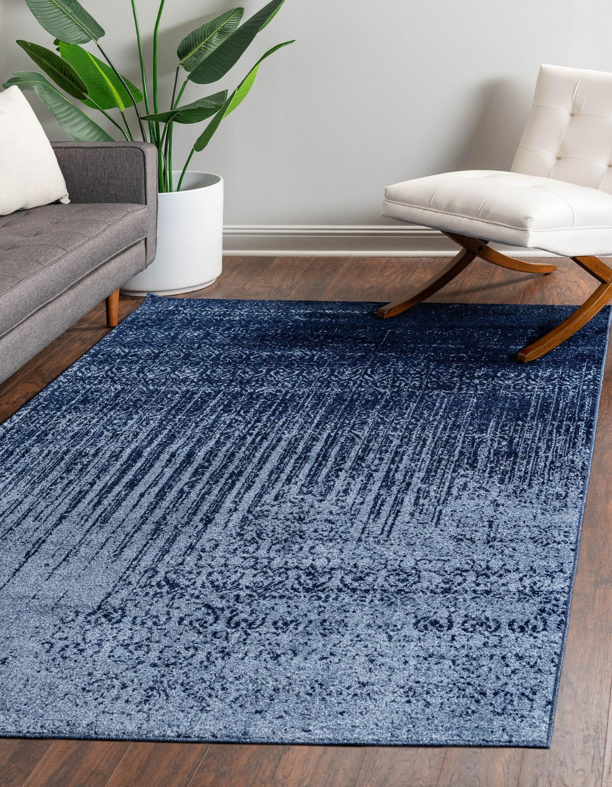 Blue 8' x 10' Medium Rug D821