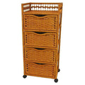 Natural Fiber 4-drawer Chest of Drawers P9380