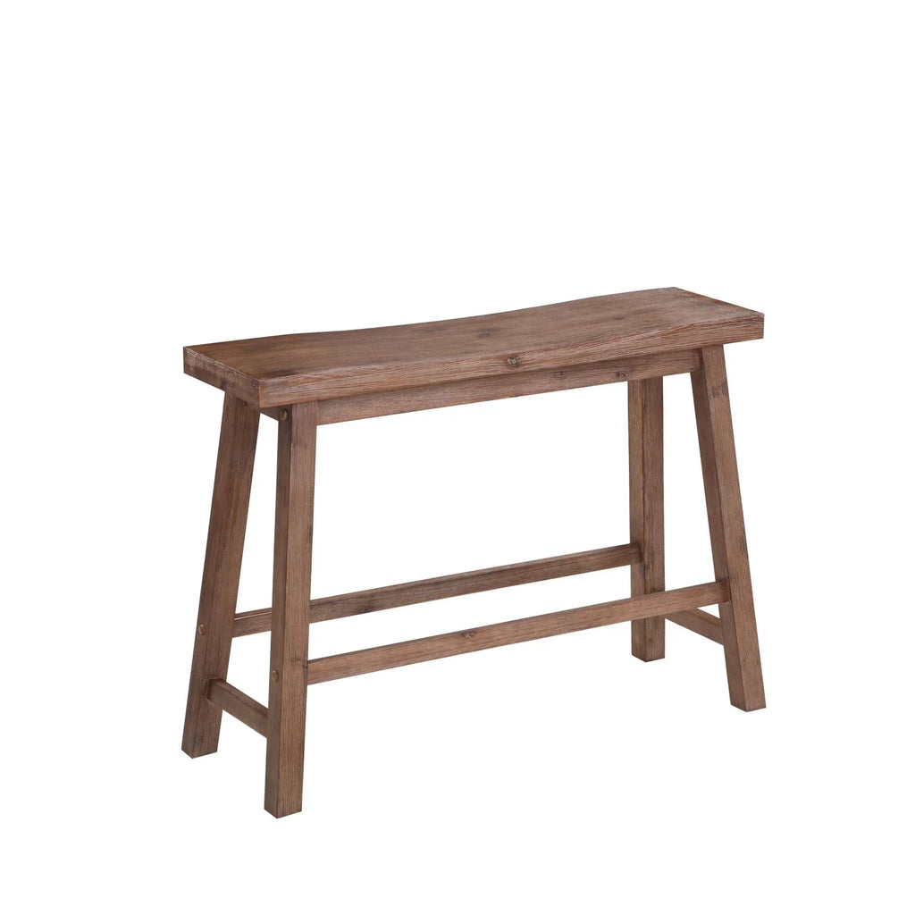 24in. Backless Wood Dining Bench F3085