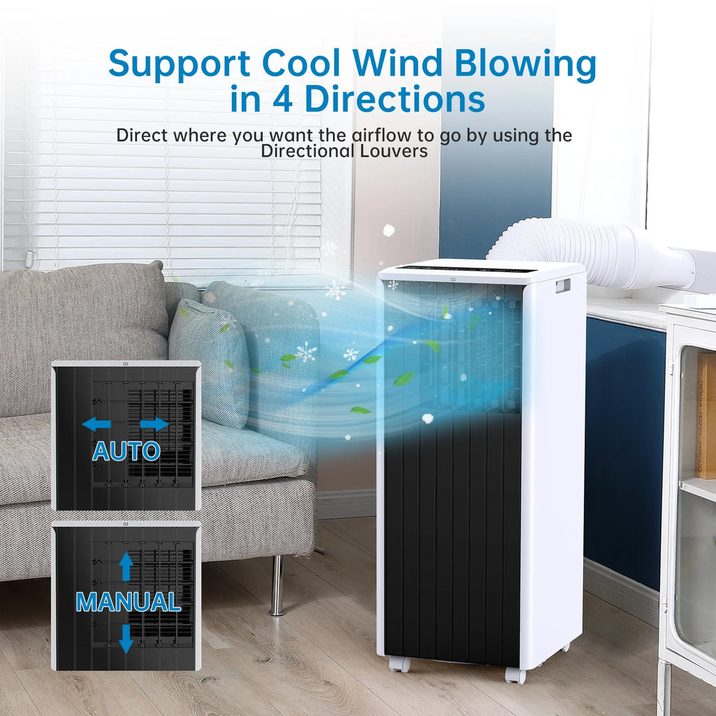 8,000 BTU Portable Air Conditioner with Remote Control T5360