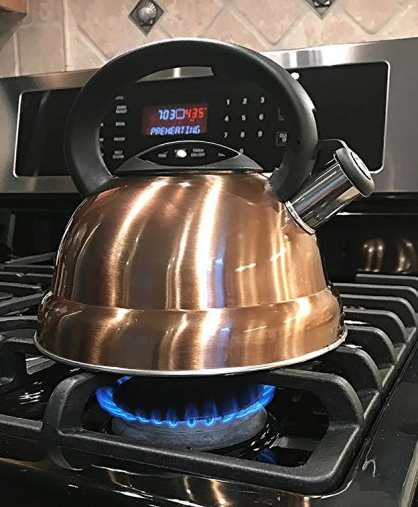3 Quart Stainless Steel Whistling Tea Kettle Q978245