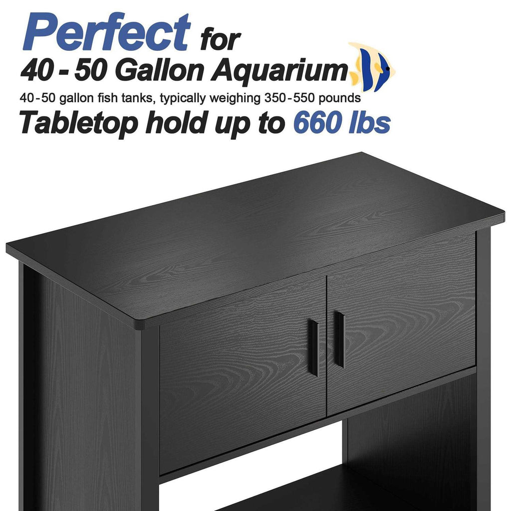 40-50 Gallon Aquarium Stand with Cabinet L2159