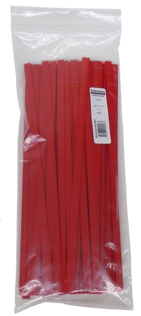Polyethylene LDPE Plastic Welding Rod 3 8 x 16 1 lb Red C298581