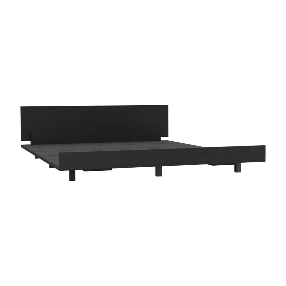 Smokey Oak Twin Size Bed S91402