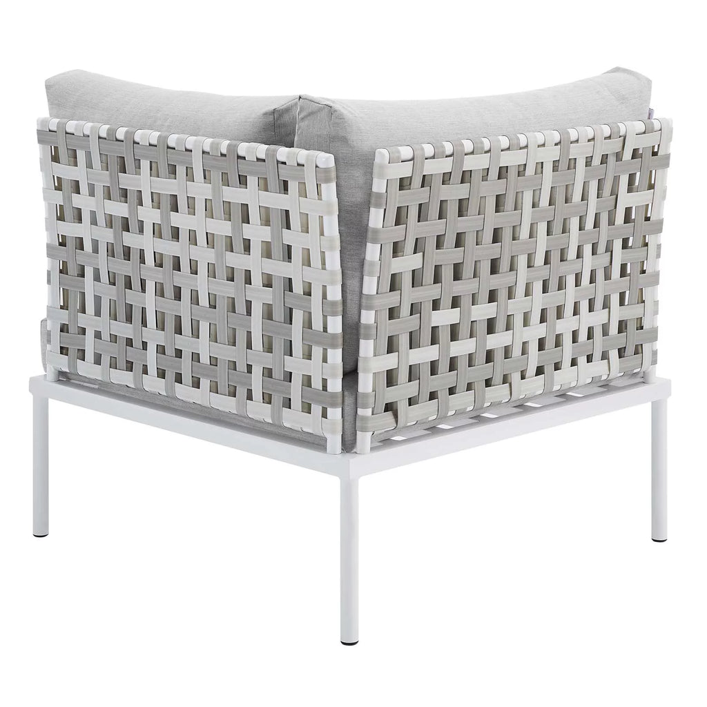 Grey Aluminum Outdoor Corner Chair W91880