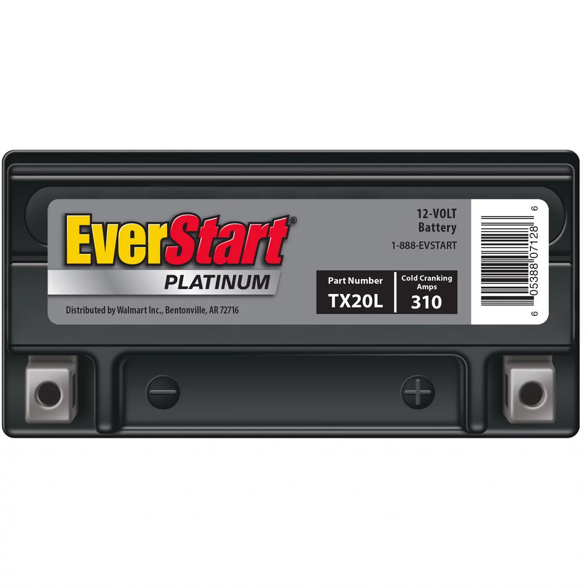 AGM Power Sport Battery Group Size TX20L 12 Volt 310 CCA D4043
