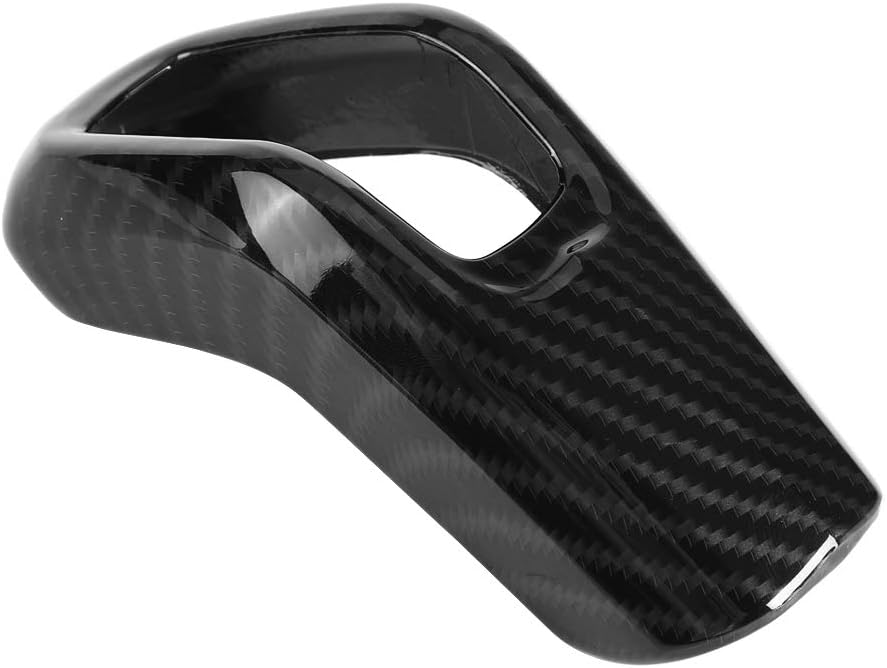 Carbon Fiber Car Gear Shift Knob Cover Trim Pack of 2 I3986