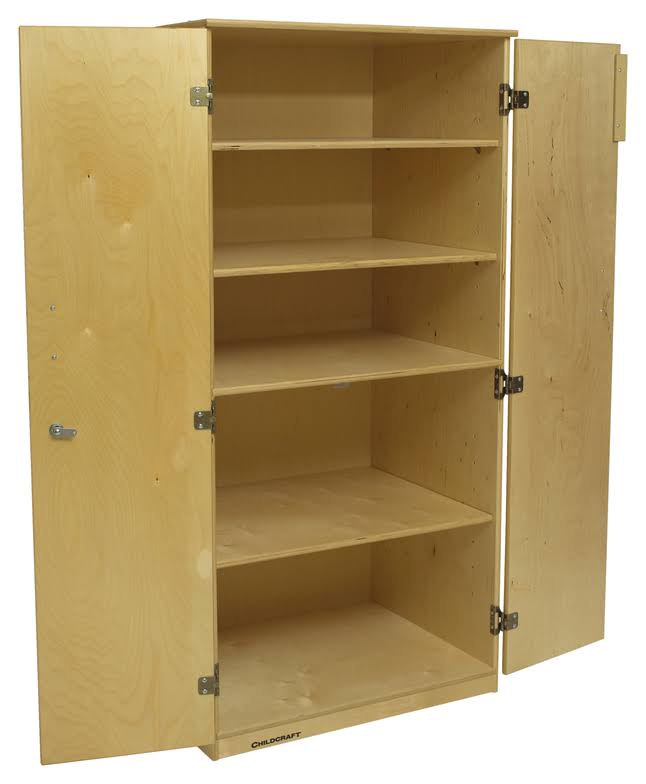 Beige 2 Door Classroom Cabinet X952323