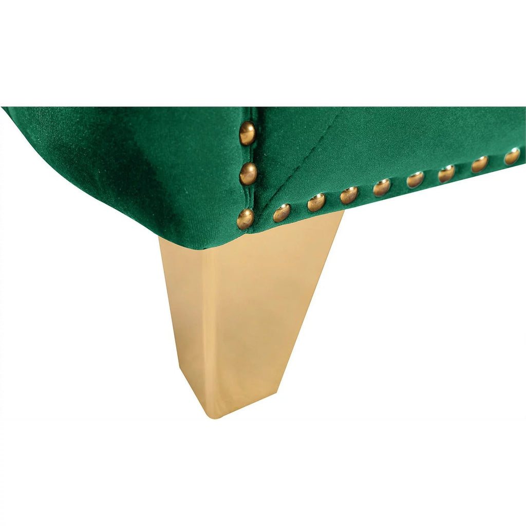 Green Velvet Loveseat B7882