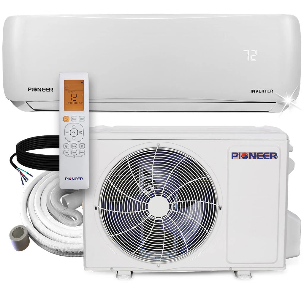 12,000 BTU 22 SEER 230V Ductless Mini-Split Inverter Air Conditioner Heat Pump System Y823