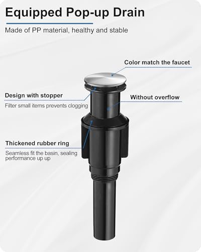 Oil Rubbed Bronze Waterfall Brass Bathroom Sink Faucet P93320