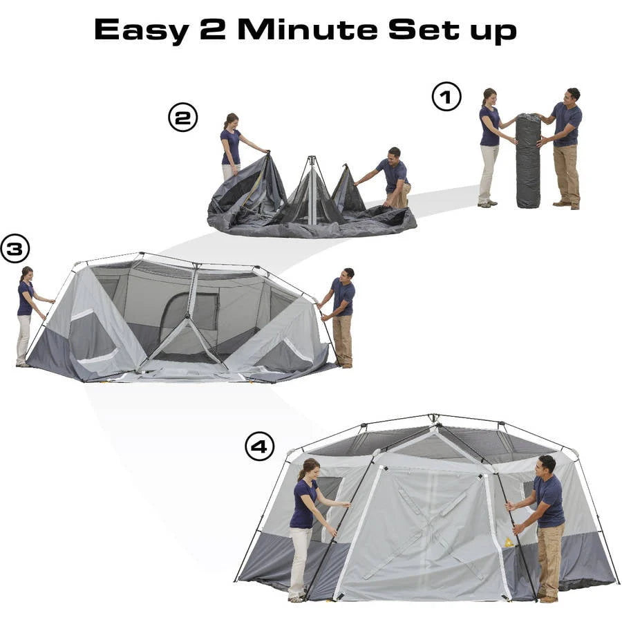 17' x 15' 11 Person Hexagon Cabin Tent H663