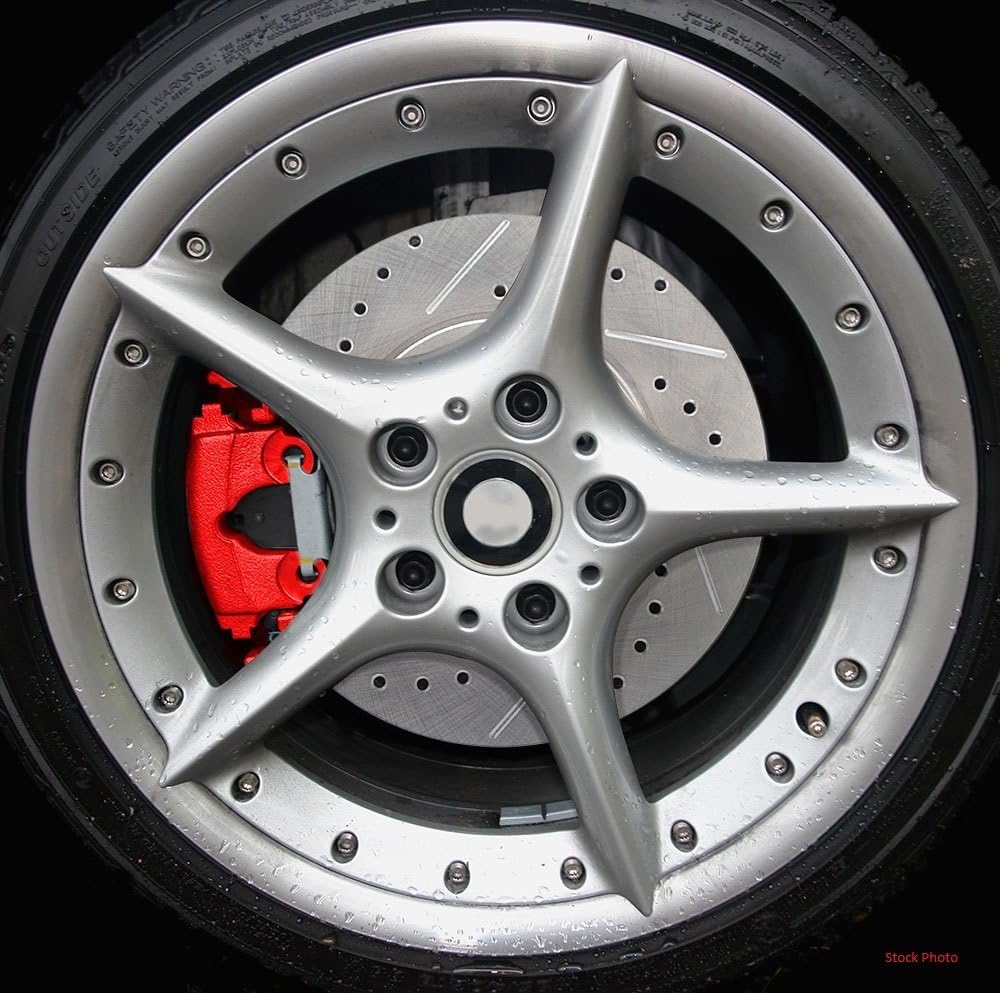 Red Powder Coated Caliper Assembly Pair Set L181