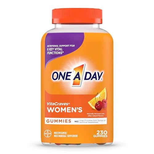 Women’s Multivitamin Gummies with Vitamin A C D E Zinc Calcium Orange 230 Count S99508