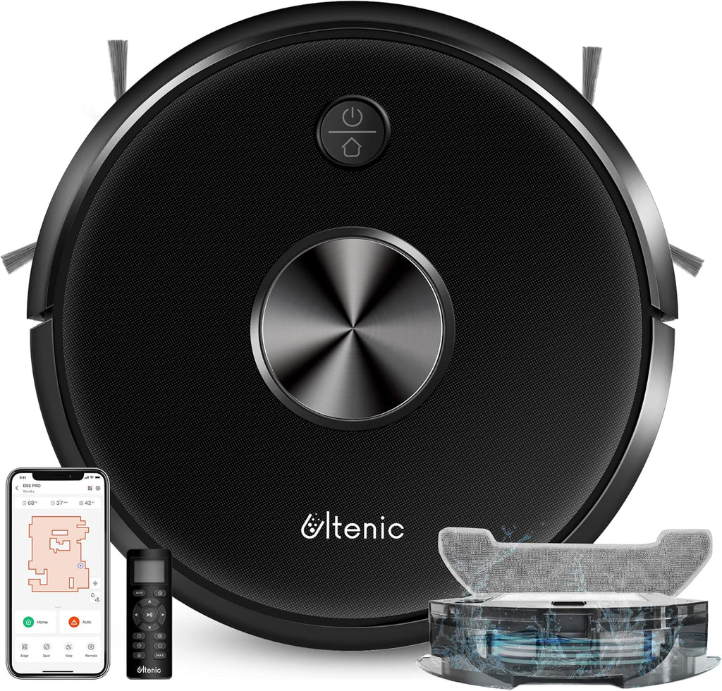 Robot Vacuum Cleaner and Mop, 3000Pa Suction, 150Mins Runtime S522