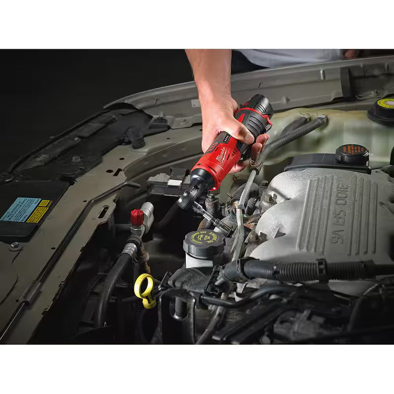12V Lithium-Ion Brushless Cordless 3/8 in. Impact Wrench Kit with Ratchet O564359