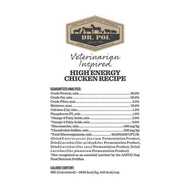High Energy Chicken Recipe Dry Dog Food R44248