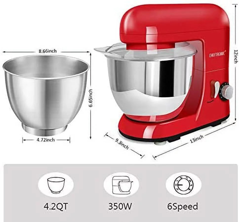 Red 5.5qt Standing Mixer H8767