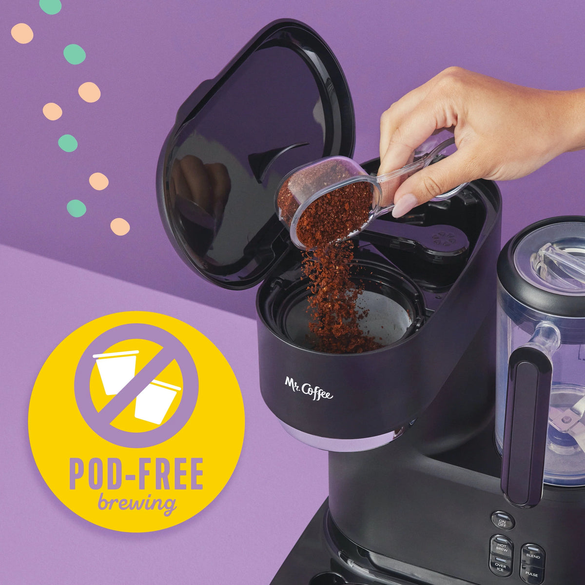 Single Serve Iced Coffee Maker with Blender L337866
