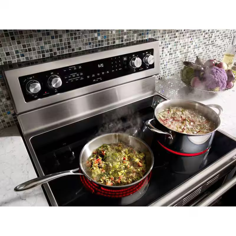 6.7 cu. ft. Double Oven Electric Range Stainless Steel P98988