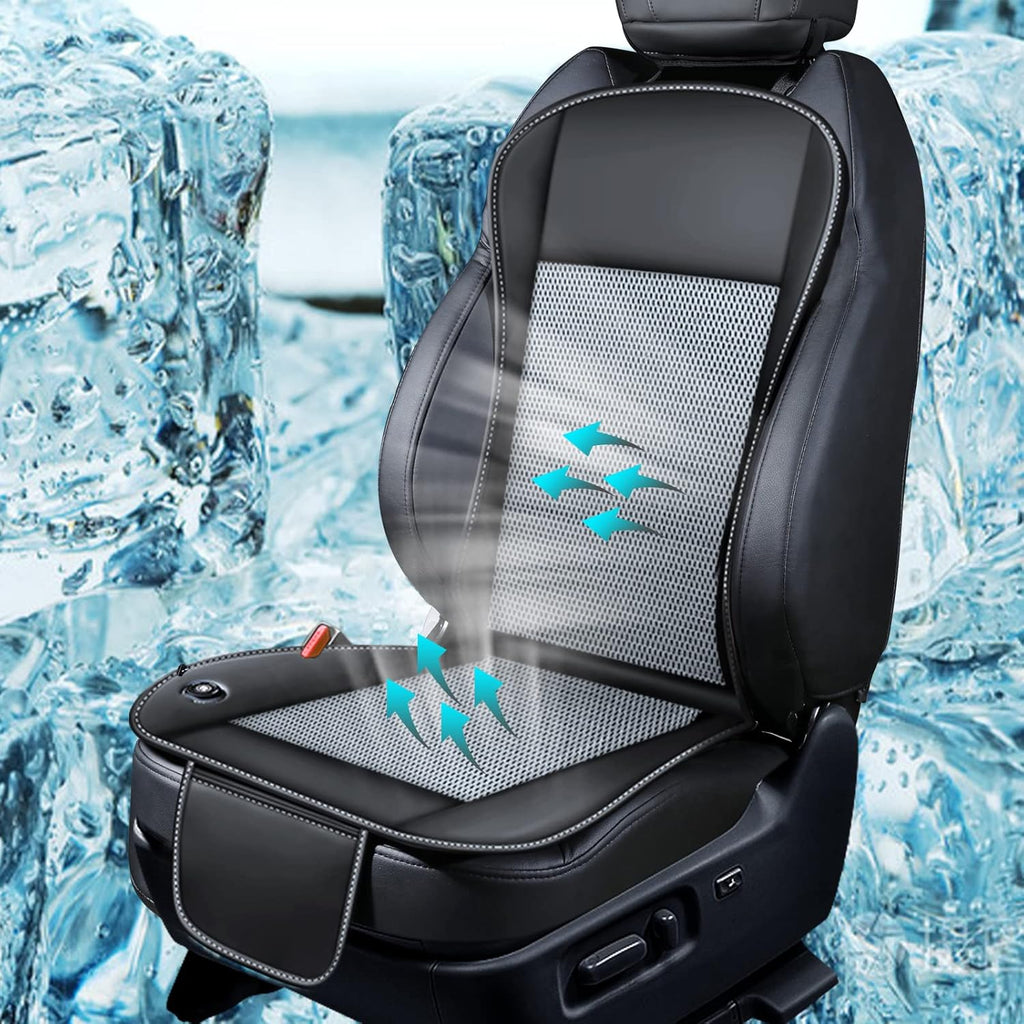 Cooling Car Seat Cushion with 10 Fans Black 1 Pack P6955