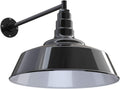 20 inch Dome Gooseneck Outdoor Wall Mounted Barn Light S8499