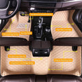 Custom Car Floor Mats Waterproof Anti-Skid Leather Full Coverage Set Y995