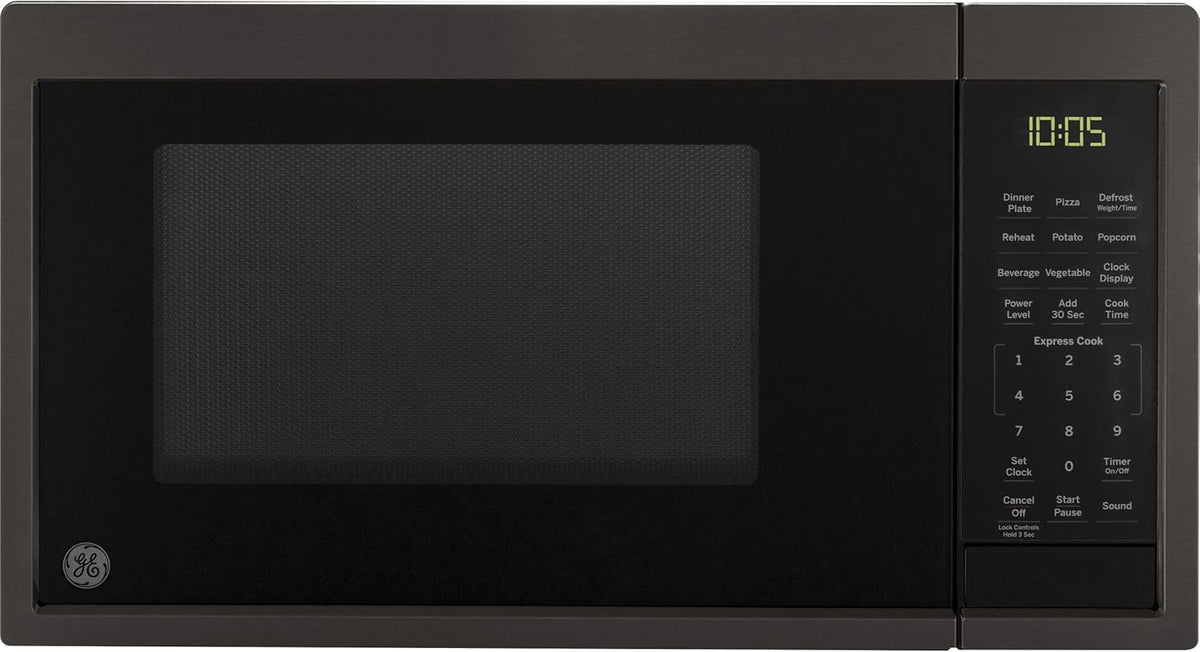 0.9 Cu Ft 900 Watts Black Stainless Steel Microwave Oven K1292