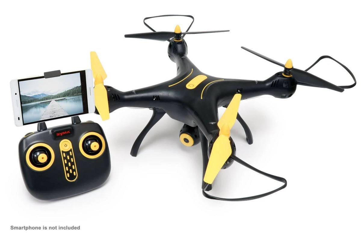 WiFi FPV Quadcopter Drone 720p HD Camera Black/Yellow K769597