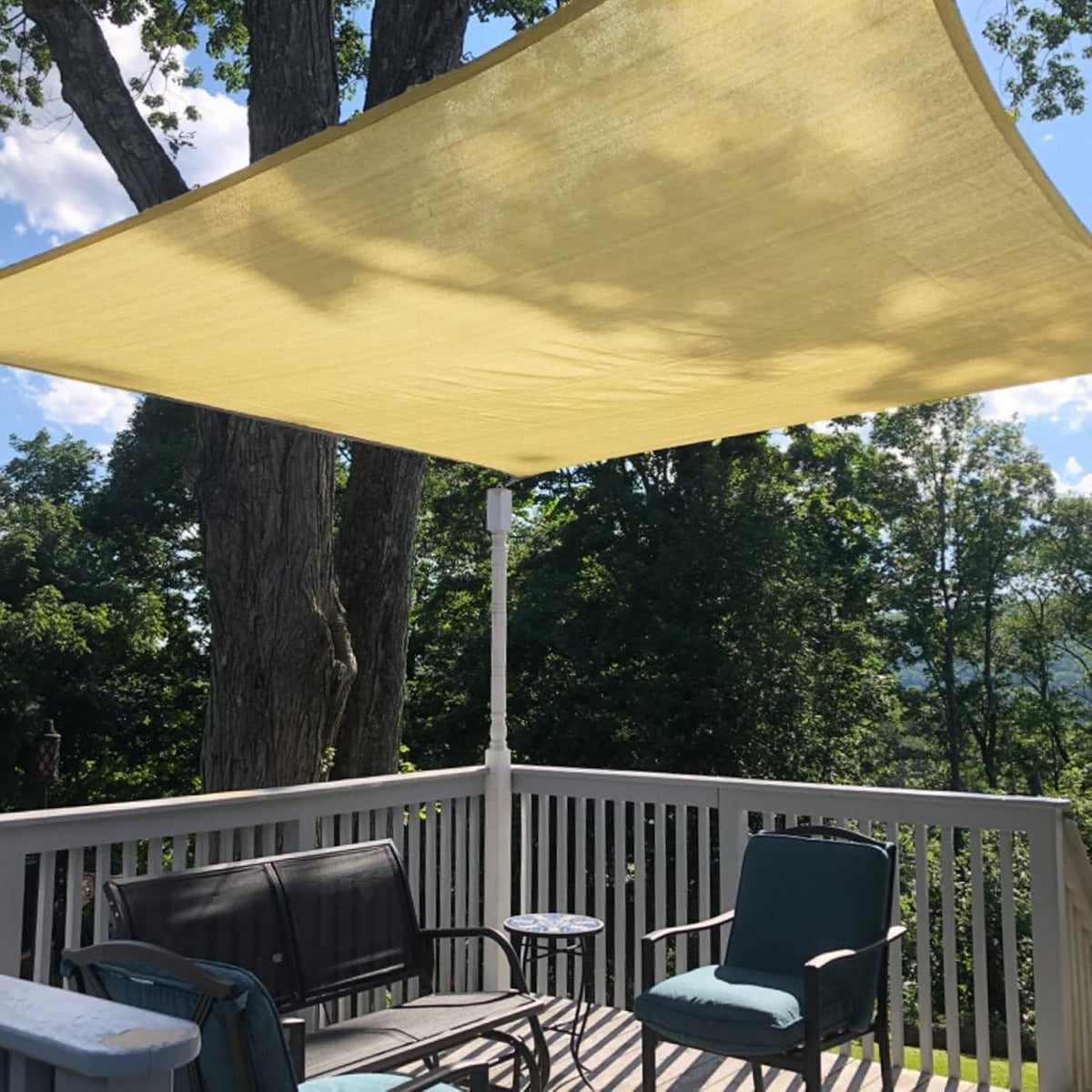 Heavy Duty Rectangle Sun Shade Sail 26' x 20' Pack of 2 T923458