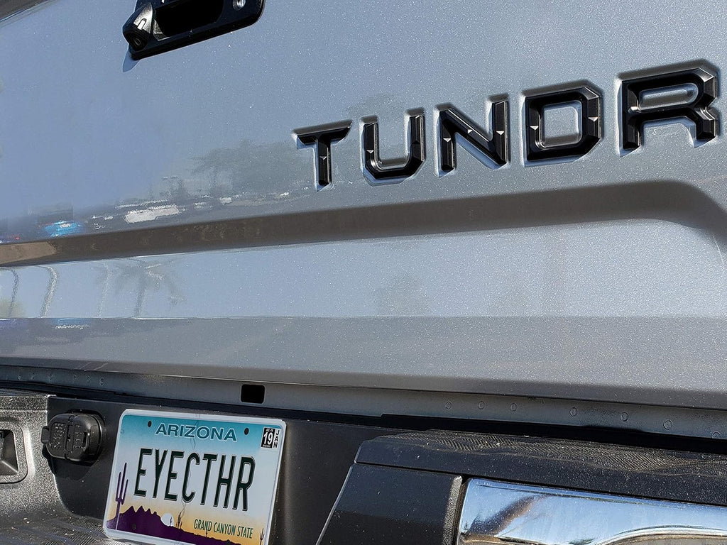 Matte Black Tailgate Insert Letters Pack of 2 S3759
