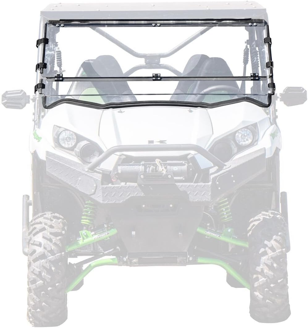 Scratch Resistant Flip/Fold 2-in-1 Windshield T213948