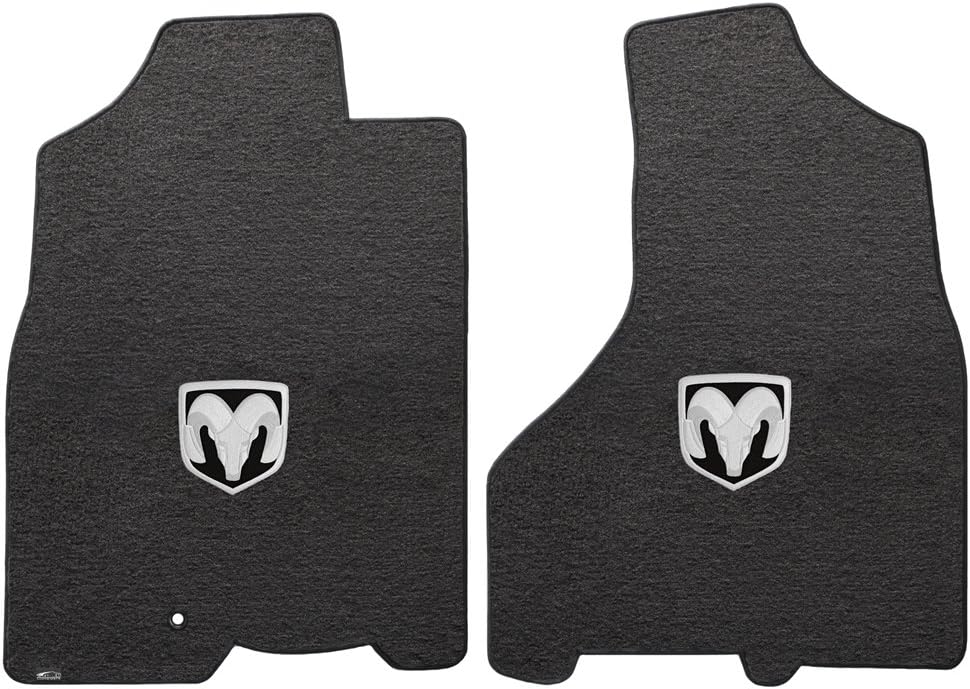 2 Piece Ebony Carpet Floor Mats Z643378