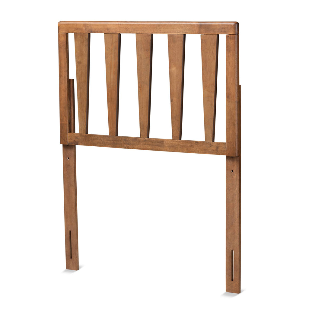 Ash Walnut Finished Wood Twin Size Headboard J4717