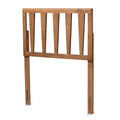 Ash Walnut Finished Wood Twin Size Headboard J4717