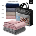 48 x 72 in. 8 lbs Navy Weighted Blanket K320104