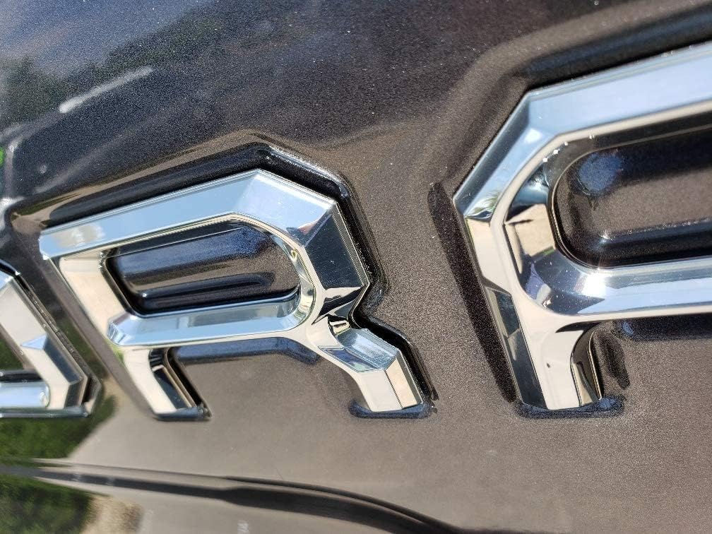 Matte Black Tailgate Insert Letters Pack of 2 S3759
